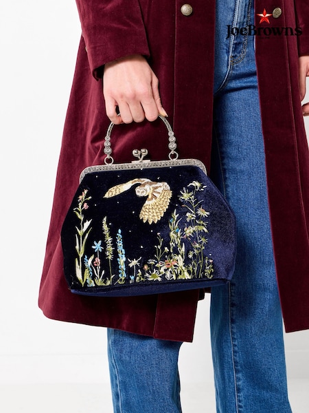 Көк - Joe Browns Owl Clutch Bag