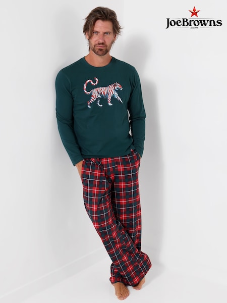 أخضر - Regular Joe Browns Terrific Tiger Pyjamas