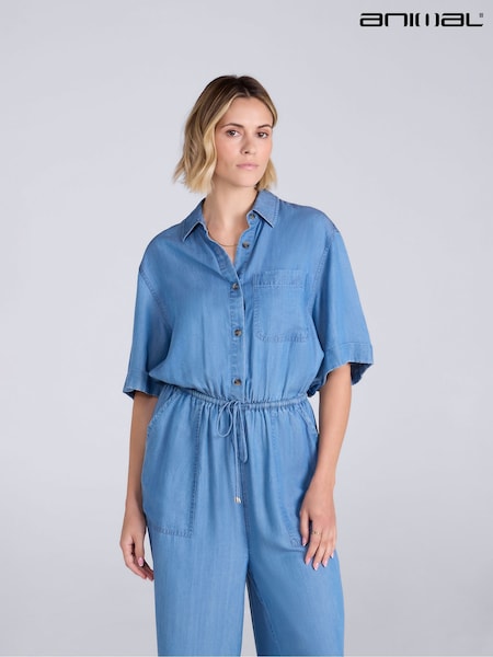 Blau - Animal Olivia Jumpsuit