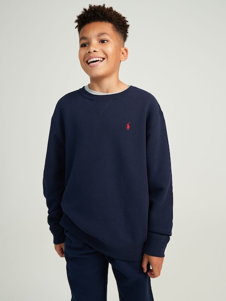 Bleumarin - Pulover cu logo pentru băieți Polo Ralph Lauren (991919) | 268 LEI - 283 LEI