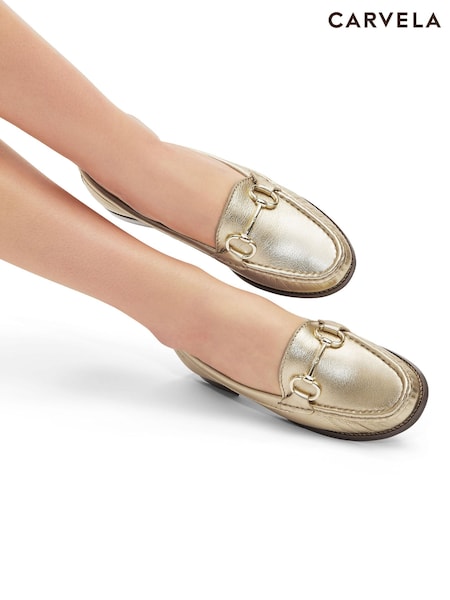 Kultainen/kullanvärinen - Carvela Comfort Click Leather Shoes (993081) | €219