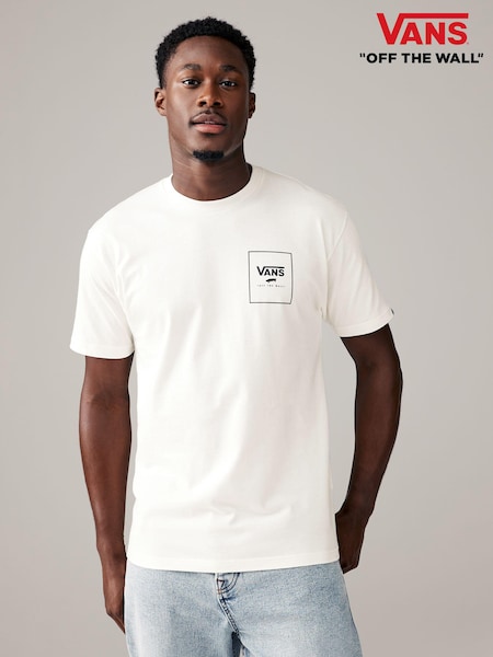 Vans Mens Mini Box 100% Cotton White T-Shirt (993711) | €21