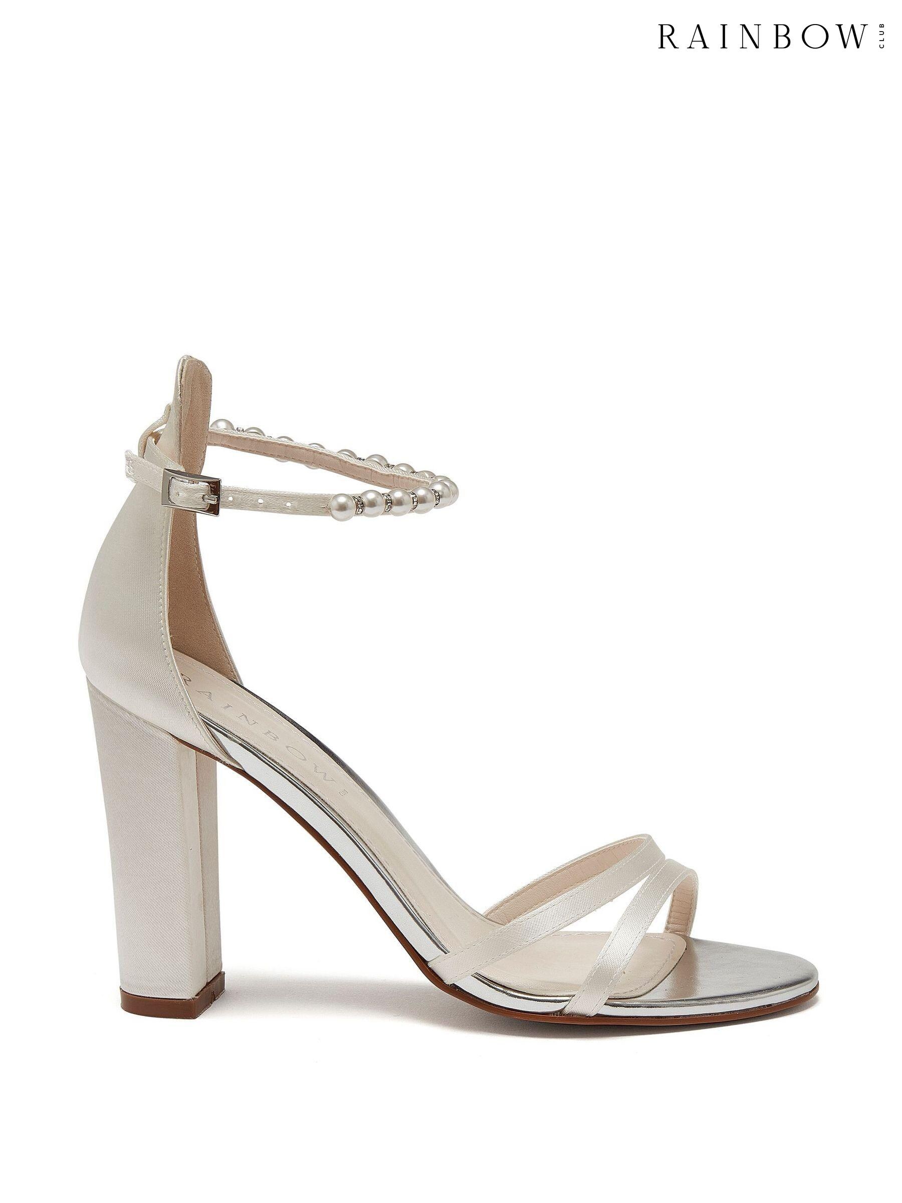 Sandals Rainbow Club Block Heel Embellished Casual Footwear Next Luxembourg