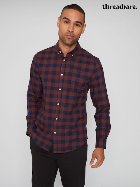 Threadbare Red 100% Cotton Long Sleeve Check Shirt (994036) | €32