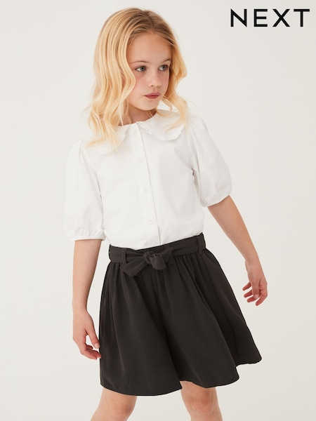 Charcoal Grey Tie Front Skort (3-16yrs) (994098) | €7 - €11