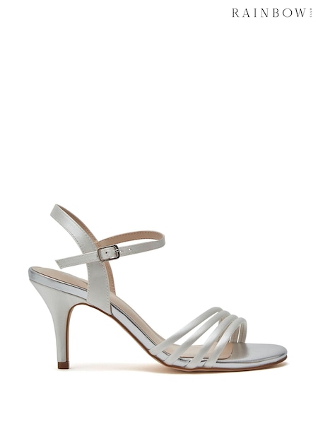 Rainbow Club Natural Dakota Ivory Satin Sandals (994219) | €42