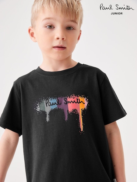 Paul Smith Junior Boys Short Sleeve Iconic Print T-Shirt (994391) | €60