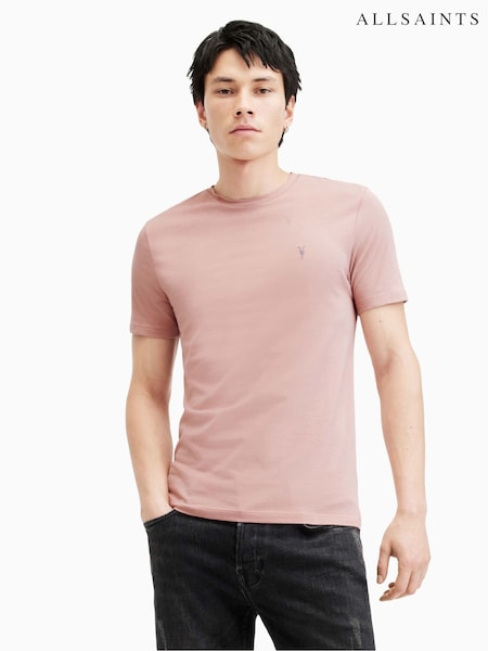 AllSaints Pink Brace Crew T-Shirt (995400) | R$ 345