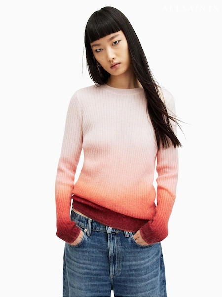 AllSaints Orange Sissy Roll Neck Sweater (996267) | €103