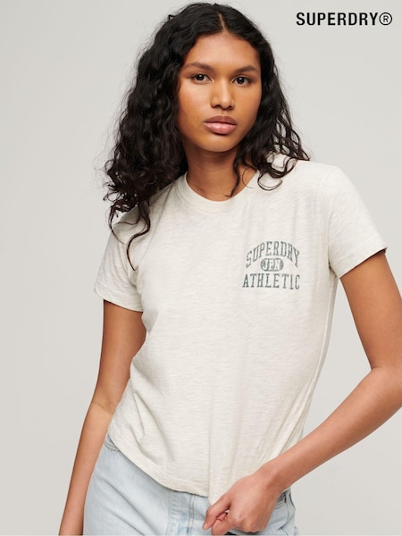 Superdry Nude Athletic Essential Slub 90s T-Shirt (996306) | €12.50