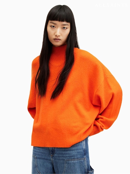 AllSaints Orange Asha Jumper (996374) | €102