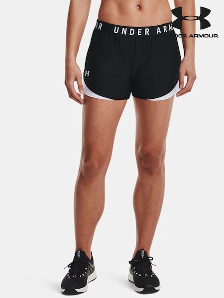 Under Armour Black White Play Up 3.0 Shorts (997073) | LEI 104