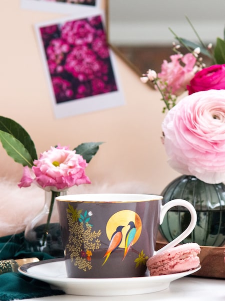 Sara Miller Grey Chelsea Teacup & Saucer (998447) | €35