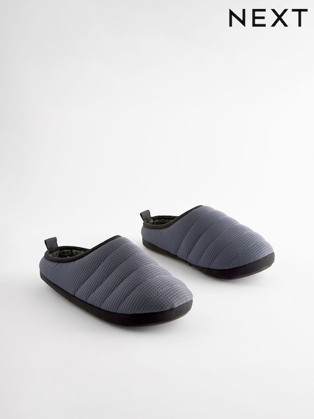 Grey Borg Lined Padded Mules (998869) | €10