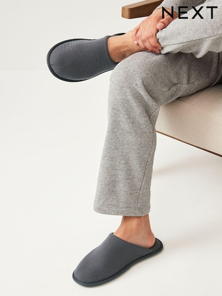 Navy Blue Mule Slippers (998913) | €12