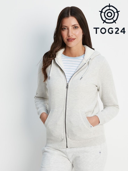 Tog 24 White Finch Sherpa Lined Hoodie (998983) | 136 QAR
