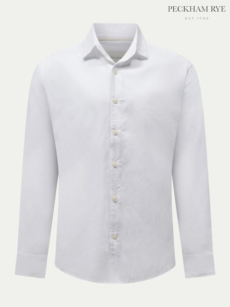Belo - Regular Peckham Rye Grove Linen Blend Shirt