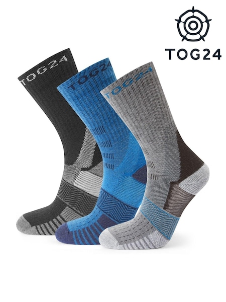 Tog 24 Blue Wels Trek Socks 3 Pack (9L4882) | €31