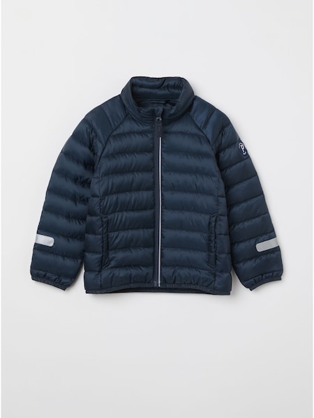 Polarn O. Pyret Blue Quilted Water Resistant Jacket (9Z1582) | €66