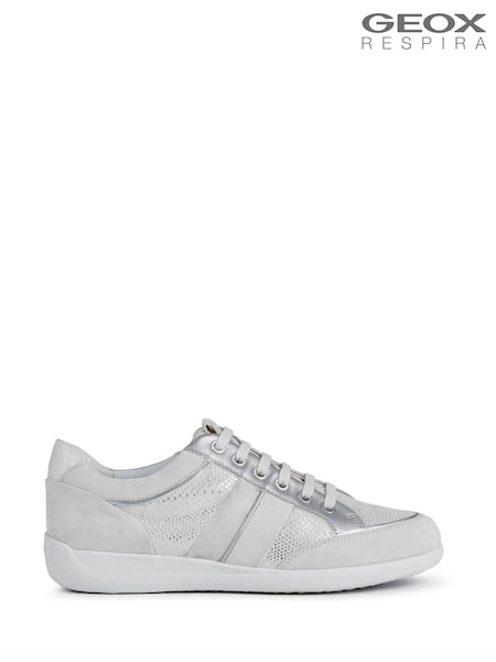 Geox Womens Myria White Sneakers (A00117) | €128