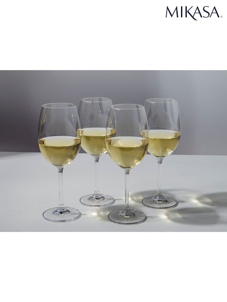 Mikasa Set of 4 Clear Julie White Wine Glasses (A01265) | €17.50