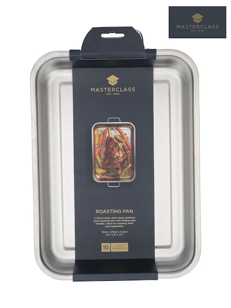 Masterclass Grey 32x23CM Stainless Steel Roasting Pan (A01579) | €47