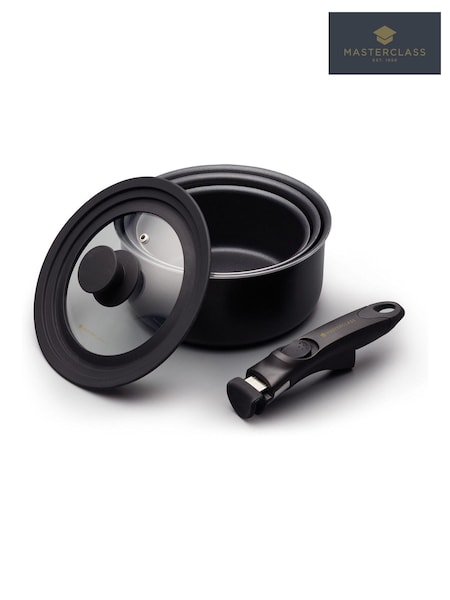Masterclass Non Stick Set Of 3 Saucepans (A01600) | € 90