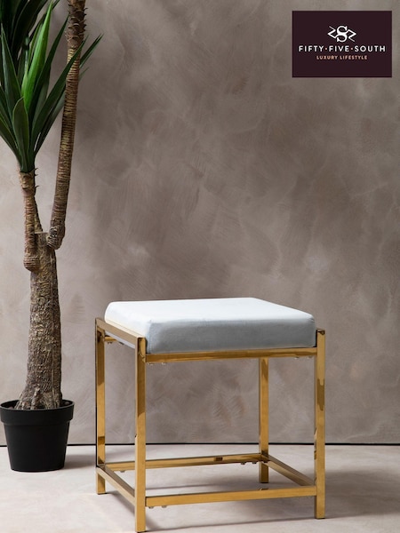 Fifty Five South Allure Velvet Stool (A01631) | € 316