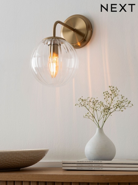 Brass Bourton Wall Light (A01769) | €53