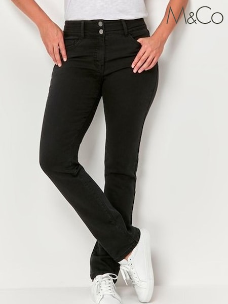 M&Co Black Lift And Shape Straight Jeans (A03072) | €13