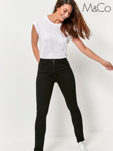 M&Co Black Lift And Shape Slim Jeans (A03082) | €21.50