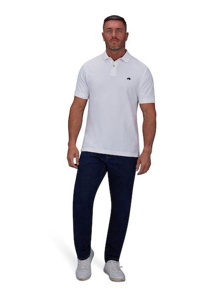 Valkoinen - Raging Bull Classic Organic Polo Shirt (A03205) | €77 - €85