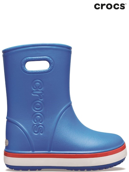 Crocs Blue Crocband Waterproof Rain Boots Pull-On Wellies (A03325) | €21.50