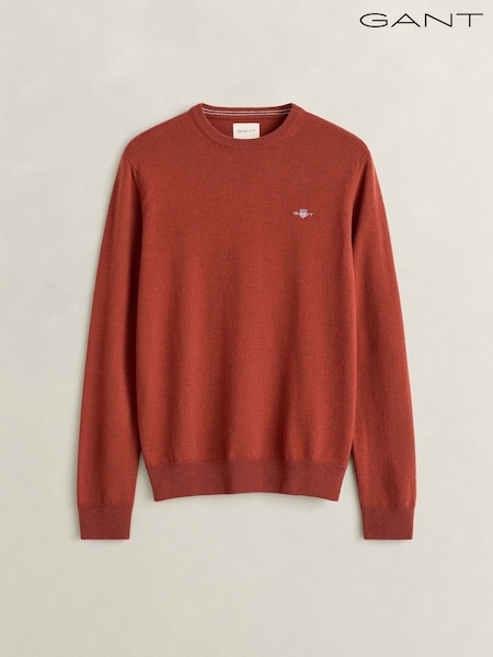 Sarkans - Regular Gant Lambswool Crew Neck Jumper
