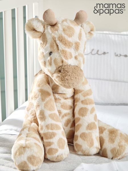 Mamas & Papas Brown Welcome to the World Soft Giraffe Toy (A04093) | €29
