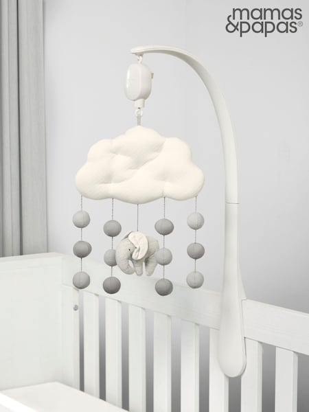 Mamas & Papas x Laura Ashley Grey Musical Mobile (A04122) | €61