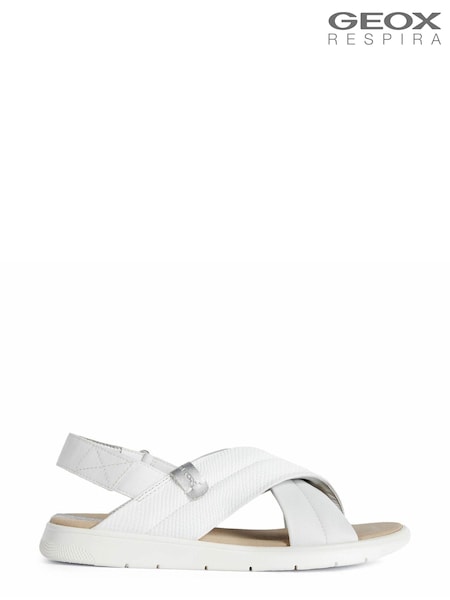 Geox Womens Dandra White Sandals (A04468) | 123 €