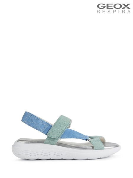 Geox Womens Spherica Blue Sandals (A04739) | €128