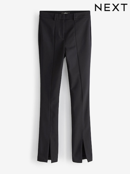 Black Skinny Split Hem Detail Trousers (A05713) | €15