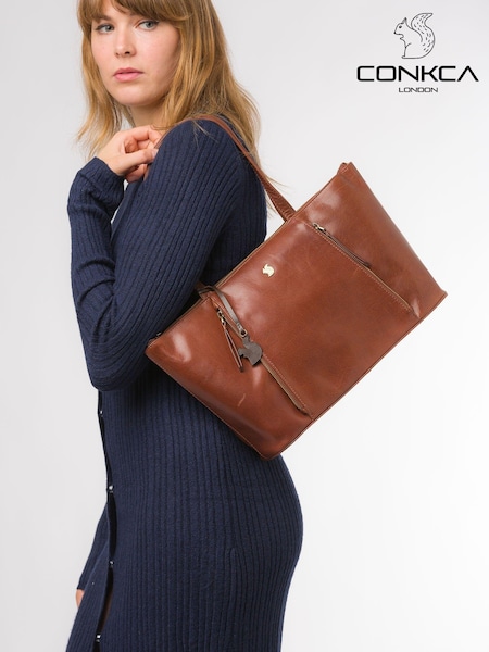 Conkca Clover Leather Tote Bag (A07846) | €78