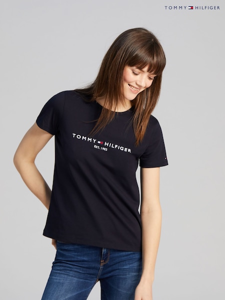 Tommy Hilfiger Blue Heritage Logo T-Shirt (A08105) | €64