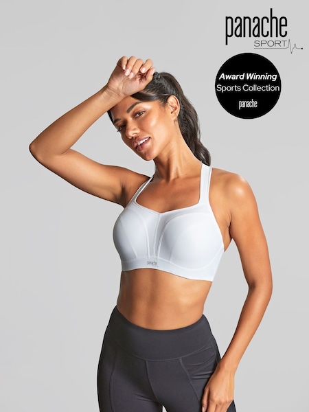 White - Panache Power Wired Padded Sports Bra