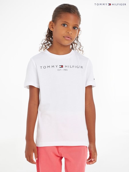 Tommy Hilfiger White Essential T-Shirt (A09013) | $34 - $43