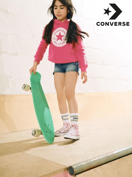 Converse Pink All Star Girls Hoodie (A09580) | €18.50