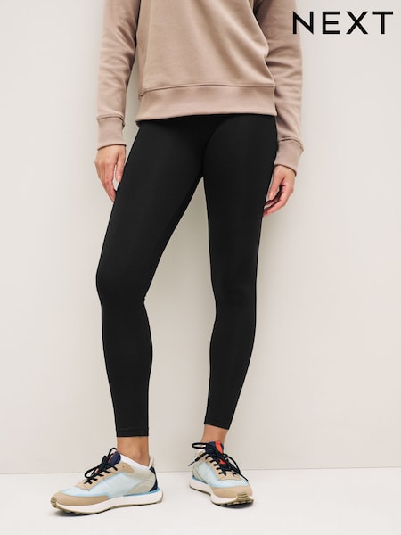 High Waist Black Next Full Length Leggings (A09925) | $18