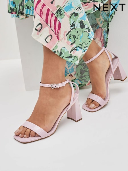 Сиренево-фиолетовый - Forever Comfort® Block Heel Sandals (A0R989) | €19