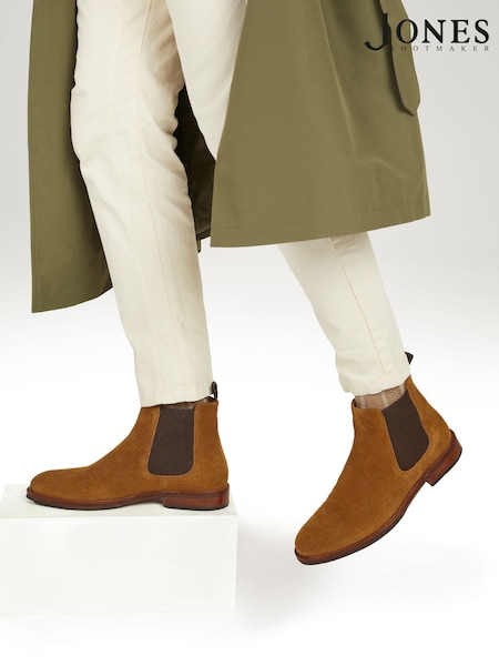 Bronz - Bărbați Chelsea Ghete și cizme Jones Bootmaker Deakin din piele (A10044) | 894 LEI