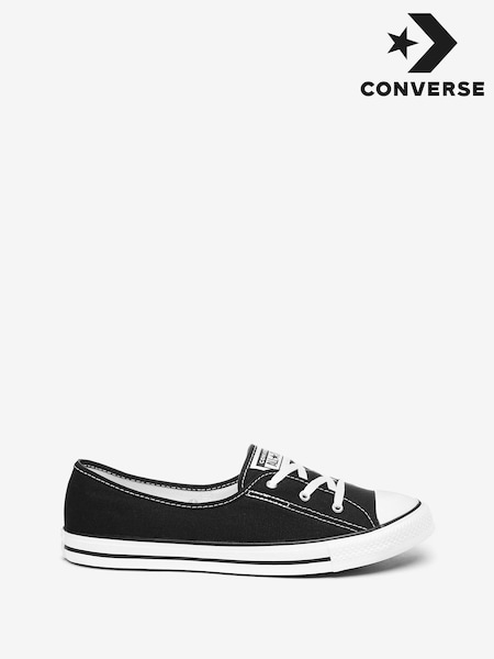 Noir - Converse Ballet Lace Trainers (A10766) | 73 €