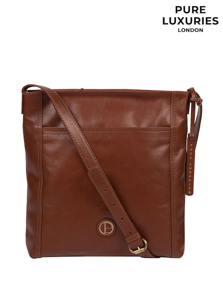 Pure Luxuries London Plumpton Leather Cross-Body Bag (A10952) | € 76