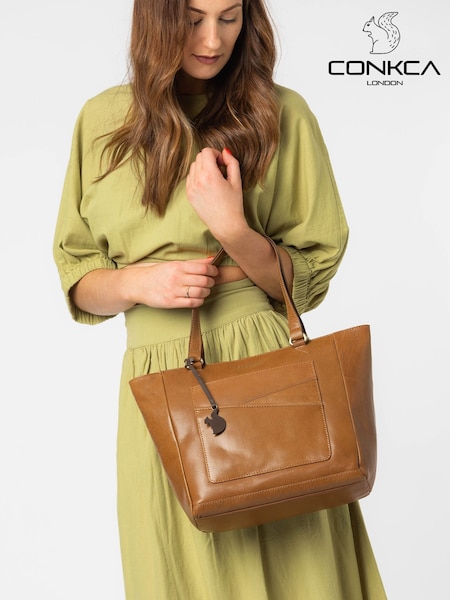 Conkca Monique Leather Tote Bag (A10991) | 327 QAR